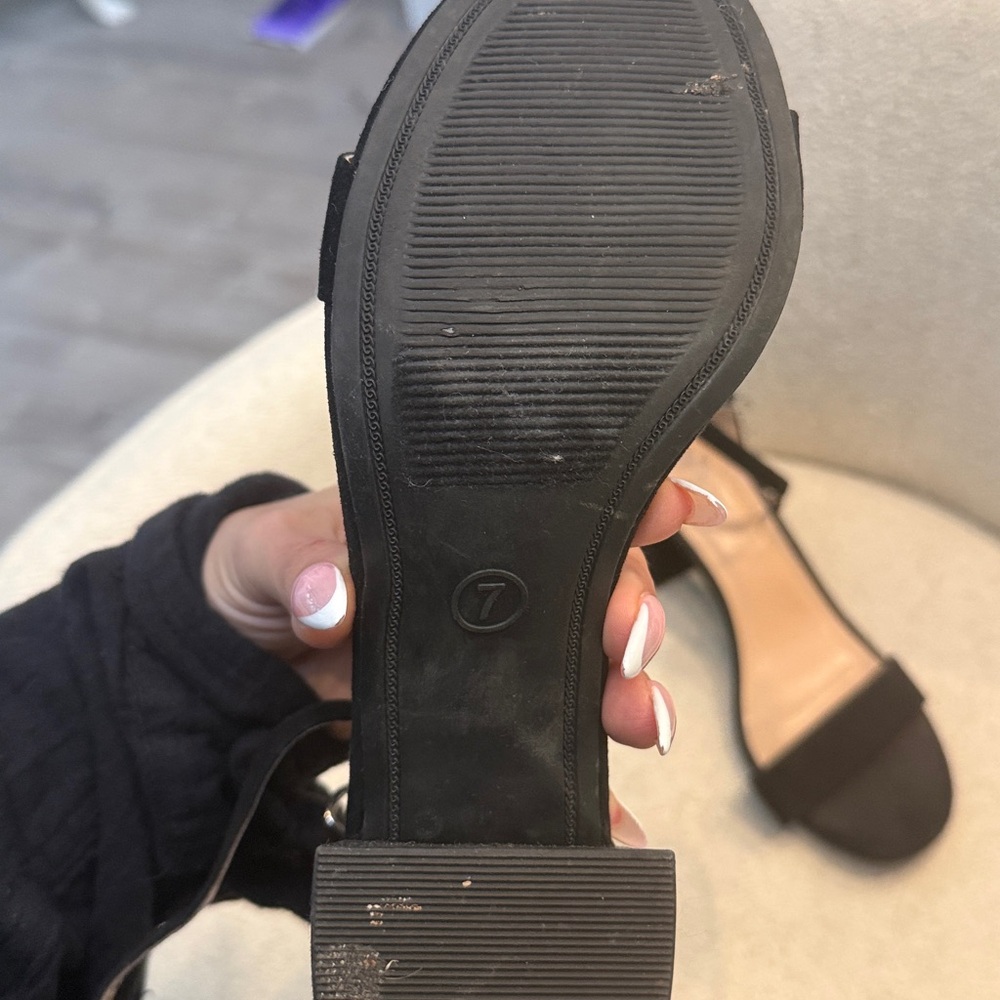 a new day Black Suede Heels - Picture 3 of 3